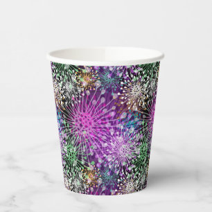 Vivid Spotty Pattern Paper Cups