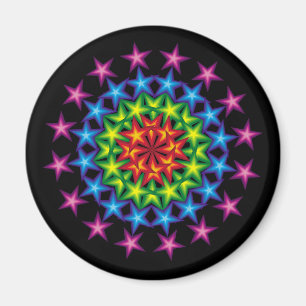 vivid stars circles magnet