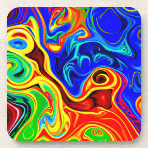 Vivid Style Pattern Coaster