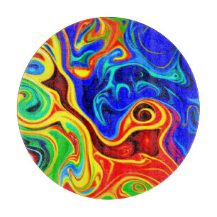 Vivid Style Pattern Cutting Board