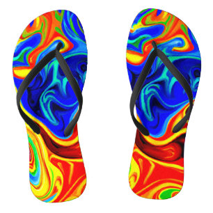 Vivid Style Pattern Thongs