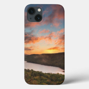 Vivid Sunrise Over Lake Of The Clouds In Autumn iPhone 13 Case