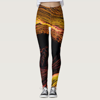 Vivid Swirls leggings