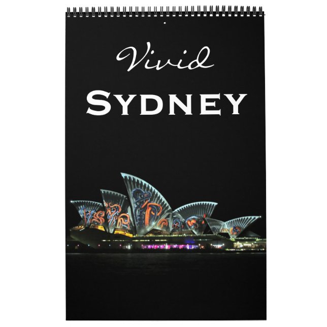 vivid sydney australia calendar (Cover)