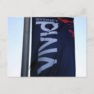 vivid sydney flag postcard