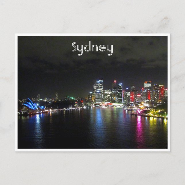 vivid sydney night postcard (Front)