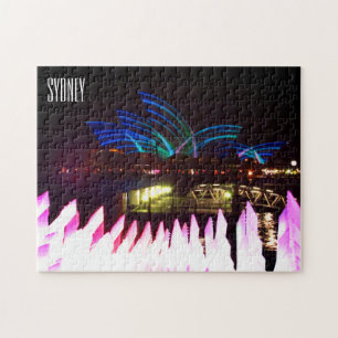 vivid sydney sails jigsaw puzzle