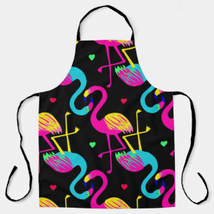 Vivid tropical, exotic hawaiian seamless pattern w apron