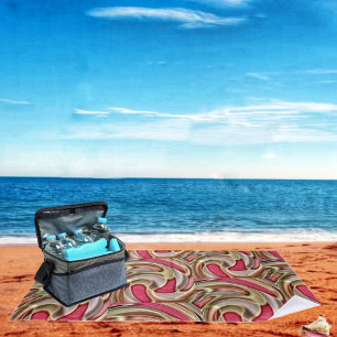 Vivid Velocity  Beach Towel