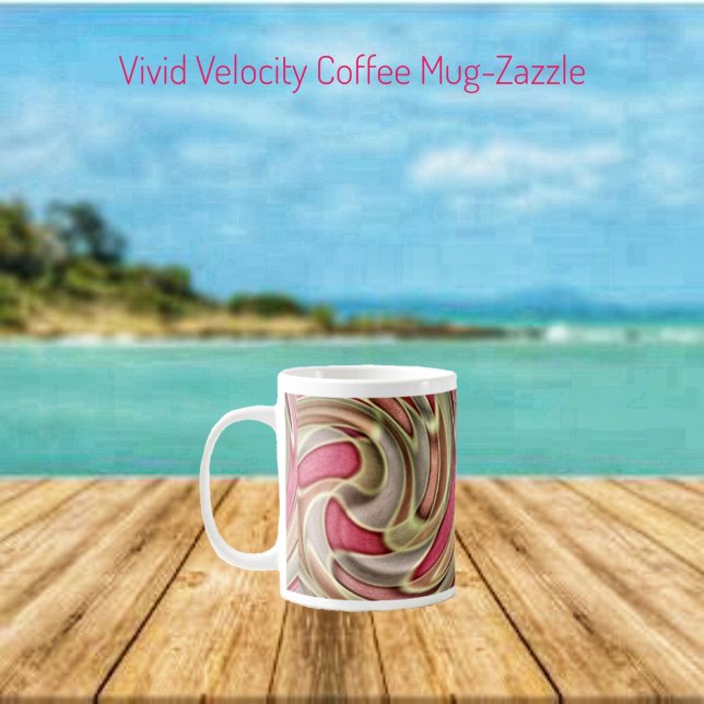 Vivid Velocity Large Coffee Mug (Creator Uploaded)