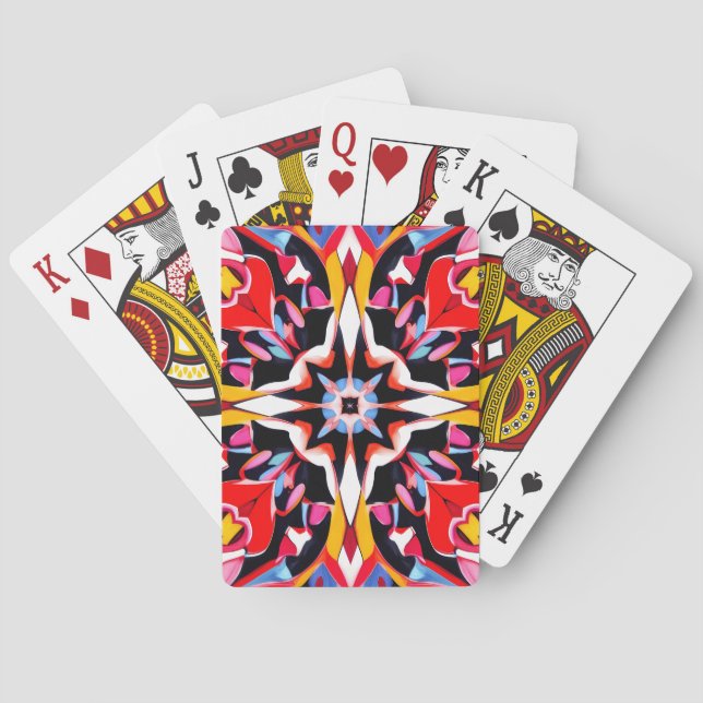 Vivid Vortex Playing Cards (Back)