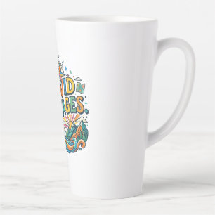 Vivid Voyages – Colourful Travel Adventure Graphic Latte Mug