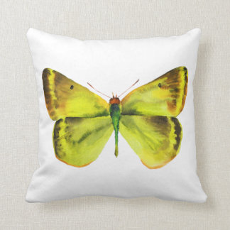 Vivid Watercolor Butterfly Painting Cushion