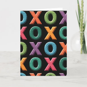 Vivid Xo Pattern Card
