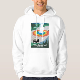 Vivid Yellowstone National Park Hoodie