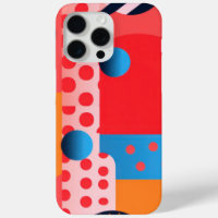 Vividly-coloured background with dots