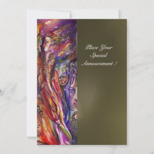 VIVIEN AND MERLIN Fantasy Invitation