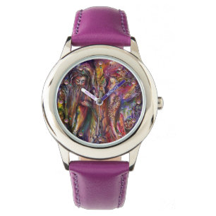 VIVIEN AND MERLIN Pink Purple Fantasy Watch