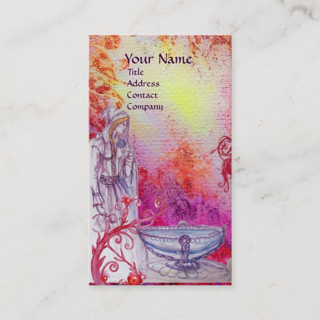 VIVIEN monogram Business Card (Front)