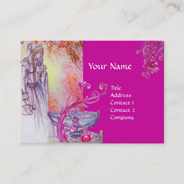VIVIEN MONOGRAM BUSINESS CARD (Front)
