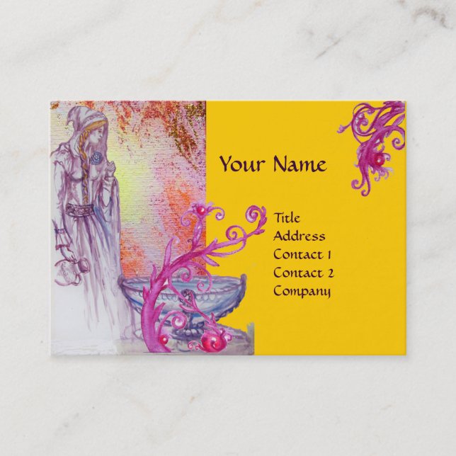 VIVIEN MONOGRAM BUSINESS CARD (Front)