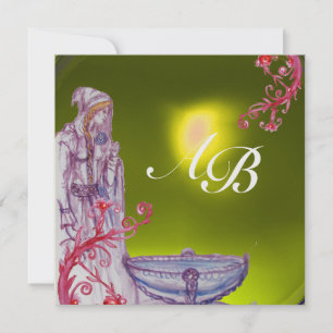 VIVIEN MONOGRAM yellow topaz ice Invitation