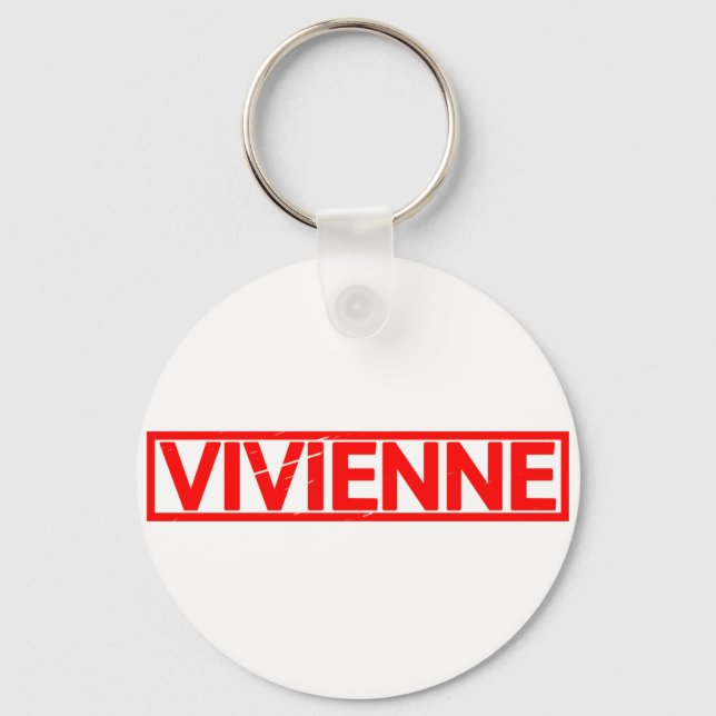 Vivienne Stamp Key Ring (Front)
