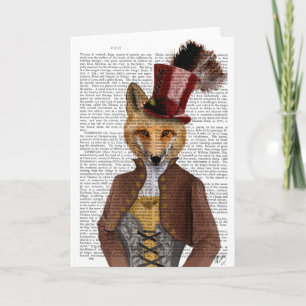 Vivienne Steampunk Fox Card