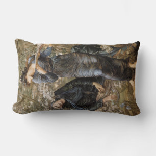 Vivien's Beguiling of Merlin (Edward Burne-Jones) Lumbar Cushion