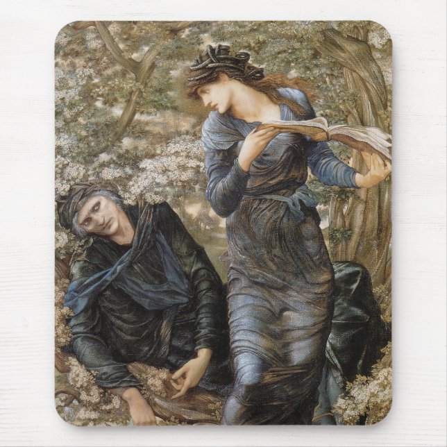 Vivien's Beguiling of Merlin (Edward Burne-Jones) Mouse Pad (Front)