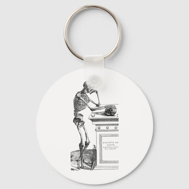 Vivitur Ingenio - Skeleton Key Ring (Front)