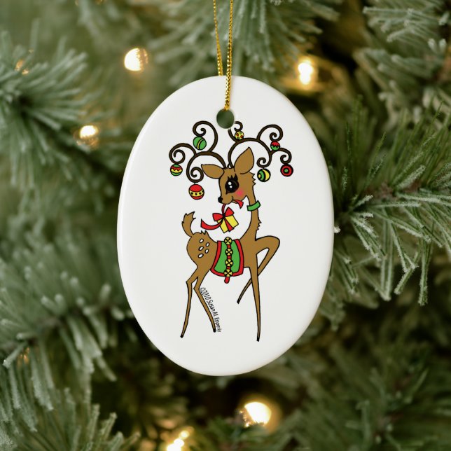 Vixen Ceramic Tree Decoration (Tree)