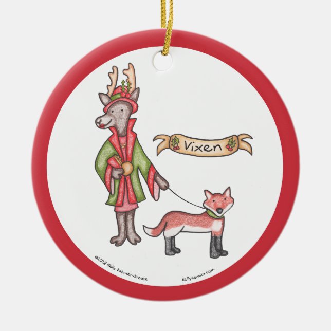 Vixen Ornament (Front)
