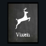 Vixen Poster<br><div class="desc">One of Santa Claus' reindeer.</div>