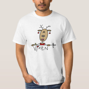 Vixen Reindeer Christmas Tshirts and Gifts