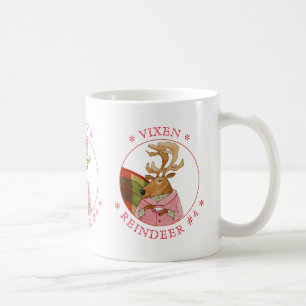 VIXEN REINDEER White Mug