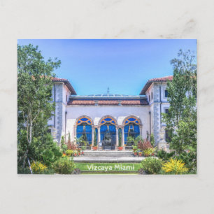 Vizcaya Miami Postcard