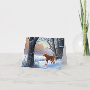 Vizla Let It Snow Christmas  Card