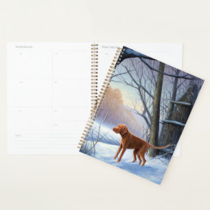 Vizla Let It Snow Christmas  Planner