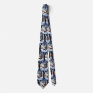 Vizla Let It Snow Christmas Tie
