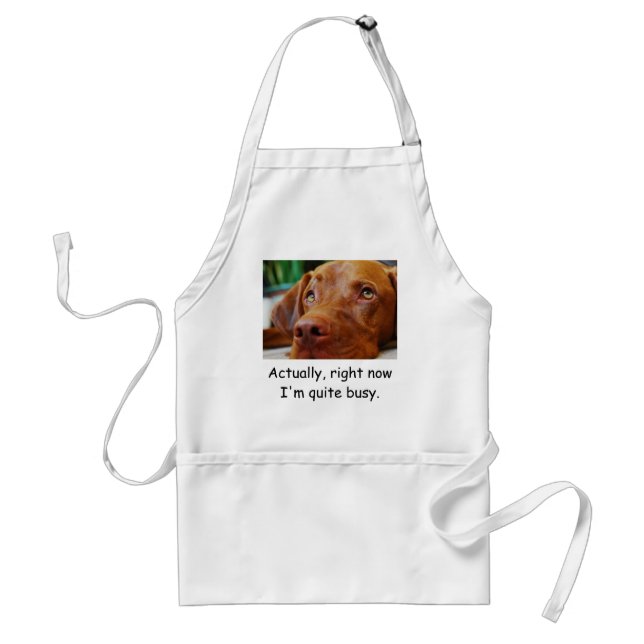 Vizsla - Actually, right now I'm quite b... Standard Apron (Front)