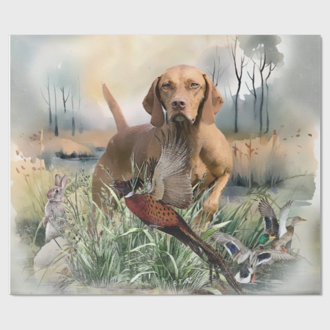 Vizsla  , Art  Wrapping Paper (Flat)