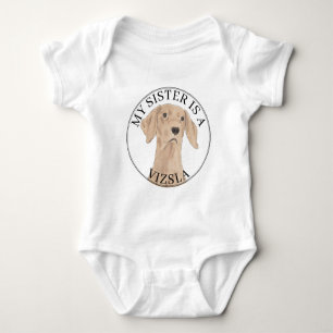 Vizsla Big Brother Baby Bodysuit