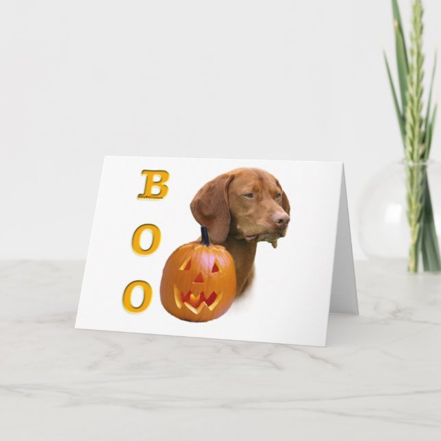 Vizsla Boo Card (Front)