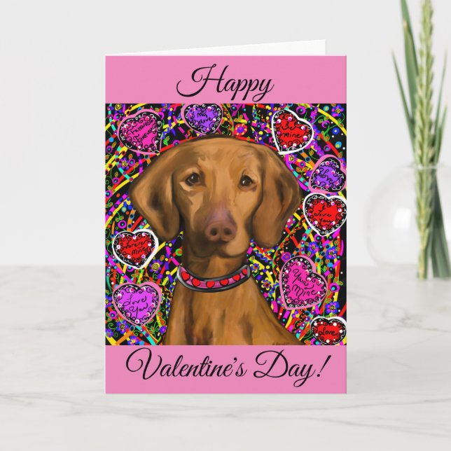 Vizsla Card (Front)