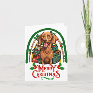 Vizsla Christmas Card
