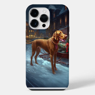 Vizsla Christmas Festive Season iPhone 14 Pro Max Case