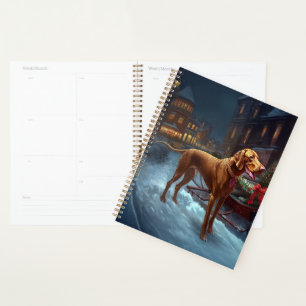 Vizsla Christmas Festive Season  Planner