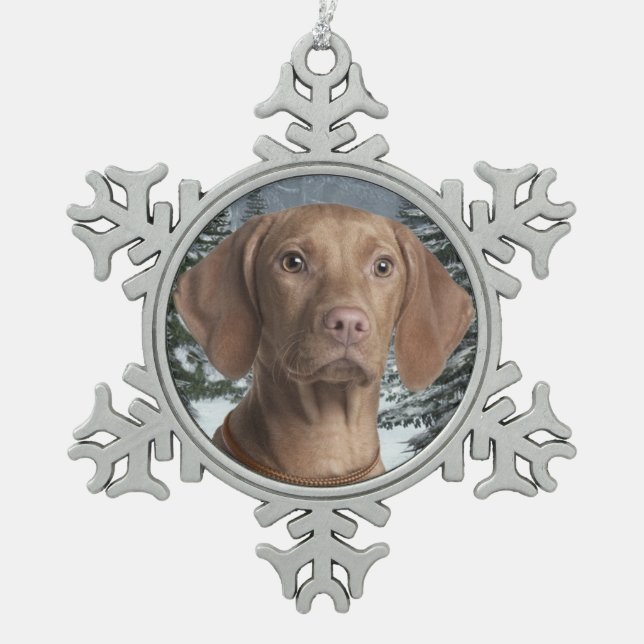 Vizsla Christmas Ornament (Front)