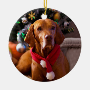 Vizsla Christmas Ornament (Henry)